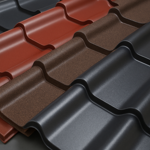 Stahlblech-Dachplatten